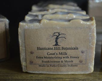 Frankincense and Myrrh Goats Milk Soap