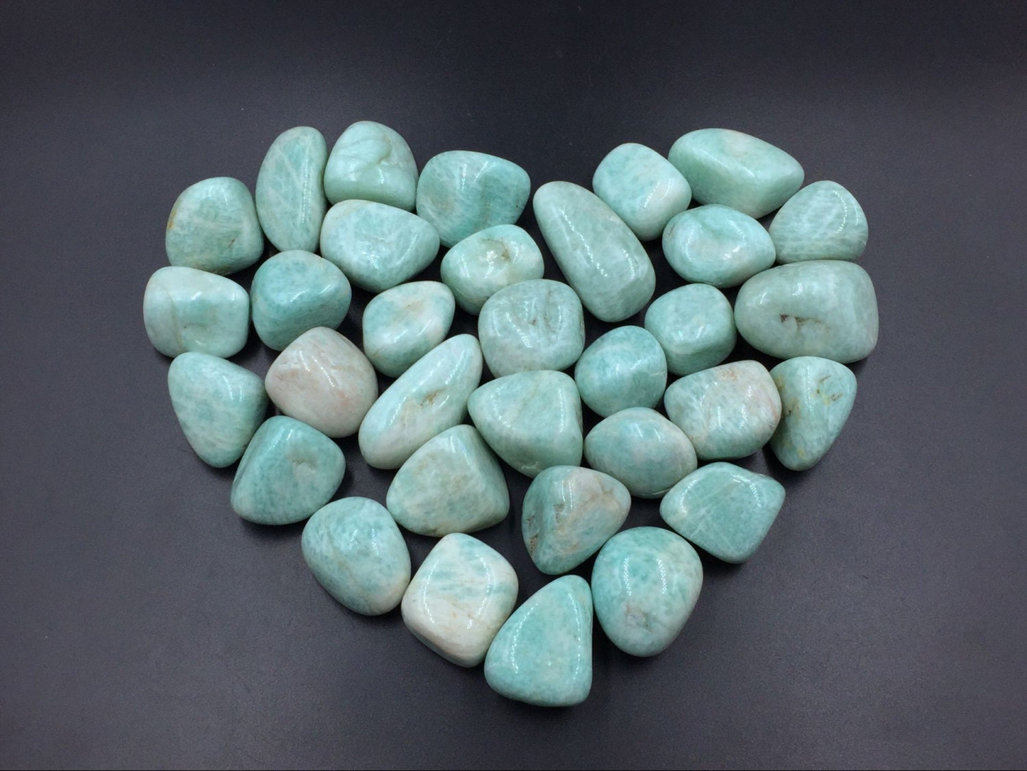 Amazonite Tumbled Stone Green Amazonite Stone Tumblestone