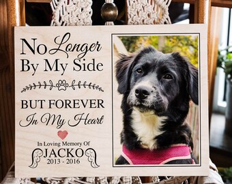 Dog Memorial Frame Loss Gift Print On Wood Pet Ideas Photo