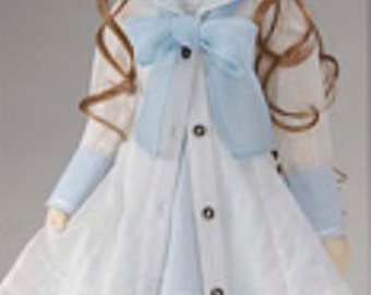 BJD SD sd13 50cm 60cm doll 1/3 white sky blue sailor antique vintage dress
