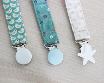 Pacifier clip boy, Boy pacifier clip, Pacifier holder boy, fabric pacifier clip, pacifier for baby boy, Paci Clip, Dummy clip, Baby boy gift