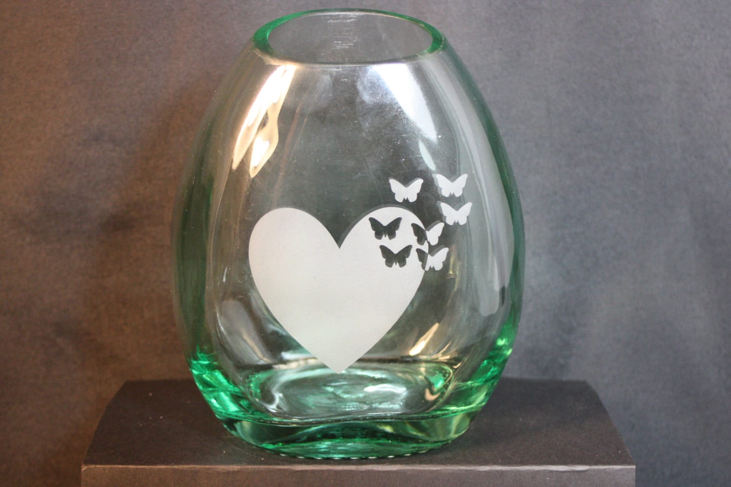 Vase From Upcycled Liquor Bottle Flower Vase Recycled