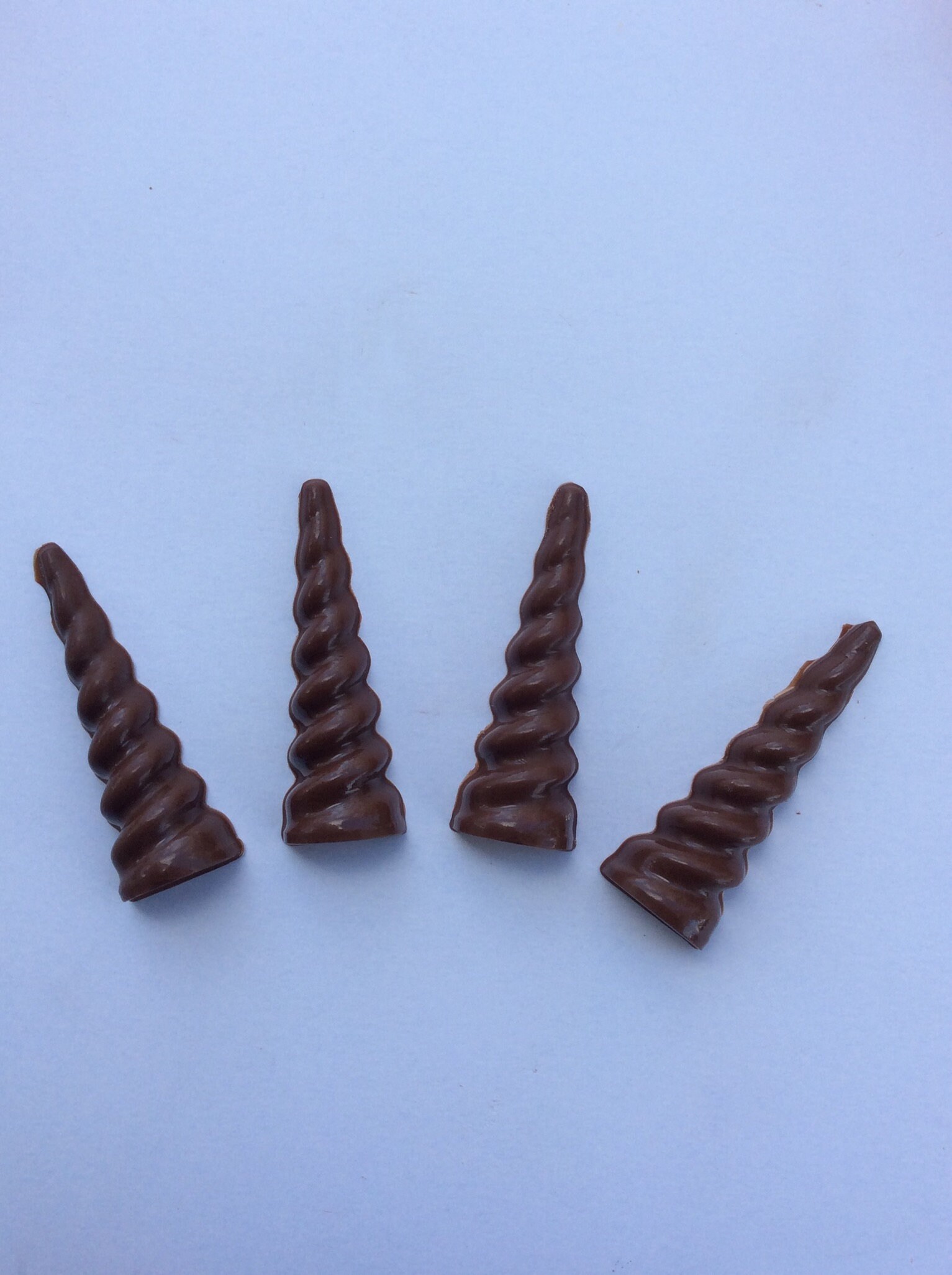 50 Chocolate Unicorn horns unicorn candy cupcake topper