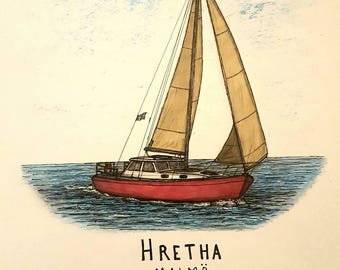 Boat Portrait - Hertha, Mälmo