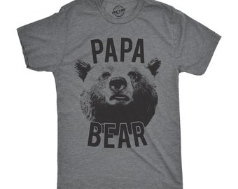 Papa Bear T shirt, Fathers Day Gift, Gift for Dad, Dad Shirt, Papa Shirt For Men, Grandpa Shirt, Funny T shirt For Dads, Papa Gift, Bear Dad