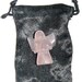 Rose Quartz Pocket Angel, metaphysical crafts, jewelry making