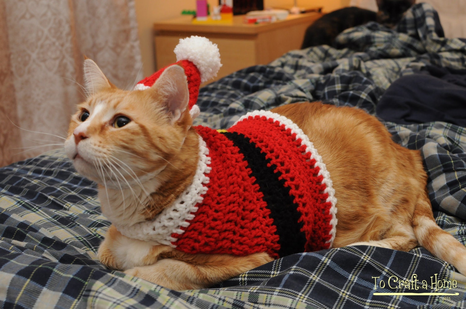 Christmas cat jumper