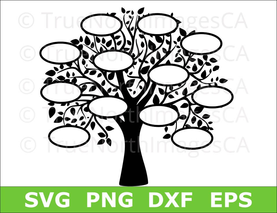 Download Family Tree SVG / Tree SVG / Family SVG / Family Tree Clipart