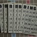 Vintage Bingo Cards- Set of 6