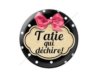 resin cabochon is 25 mm Auntie aunt j75 stick