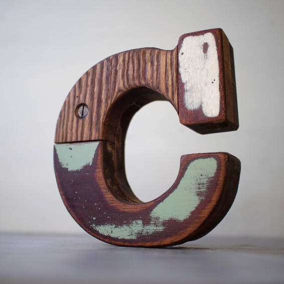 Wooden Letter C Wood Type