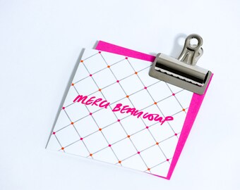 Merci Beaucoup - Thank you very much - Luxury Card / Greetings Card
