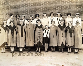 Campfire Girls Vintage Photo 1920s