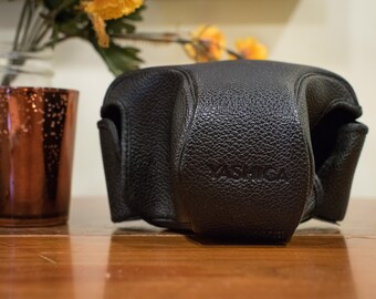 Black Yashica Camera Case, Vintage Camera Case
