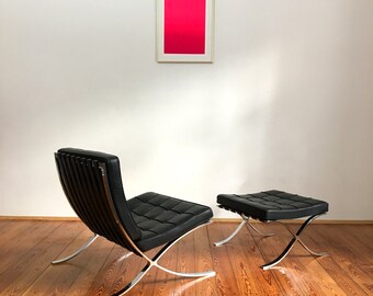 Barcelona chair and stool by Studio Knoll international