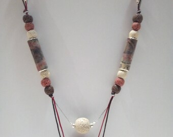Earth colors, Afro necklace
