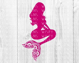 Download Mermaid mandala svg | Etsy