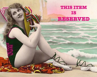 This Listing is Reserved-Vintage Valentine's Day Card Whine Not Be My Valentine Dog