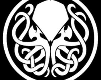 Cthulhu inspired decal