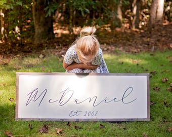 Family Name Sign | Last Name Sign | Custom Name Sign