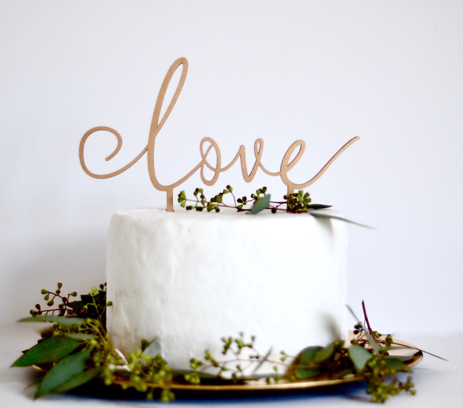 Love Cake Topper Wedding Cake Decoration Wedding Sign 