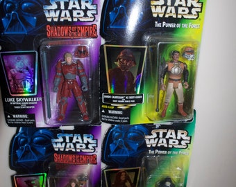 Choose One: Star Wars 1996 Action Figure Power of the Force Shadows of the Empire Luke Skywalker Lando Calrissian Leia Emperor Palpatine