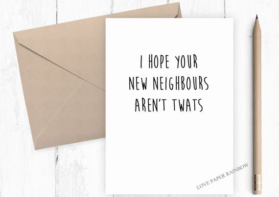 funny new house card, funny moving house card, funny new home card, new home card, new house card, moving home card, moving house card, rude