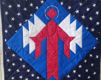 Guardian Angel Quilted Wall Hanging