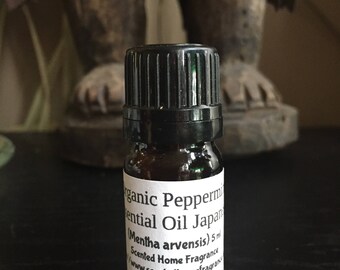 Peppermint Essential Oil, Pure Organic Peppermint, Therapeutic Grade Peppermint Oil, Certified Kosher Peppermint Essential