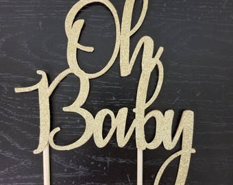 Oh Baby Cake Topper