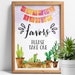 Favors Fiesta Print | Fiesta Theme | Instant Download | Digital Party Print | Printable Party Decor | 8"x10" Printable PDF or JPG Print