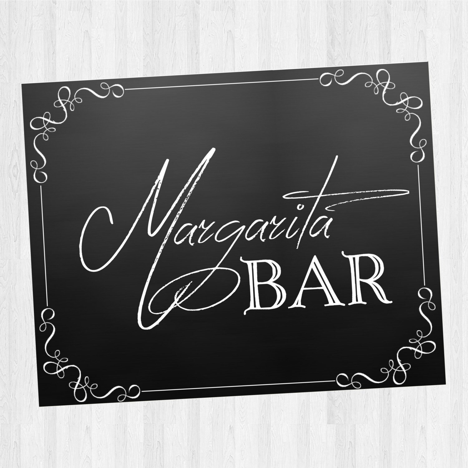 Margarita Bar Sign Wedding/ Special Event