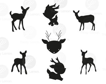 Download Baby deer drawing | Etsy