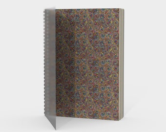 Colorful Notebook, Funky Drawing Notebook, Original Sketchbook, Multicolored sketchbook, Abstract Sketchbook