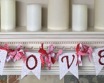 Valentines Day Garland Banner