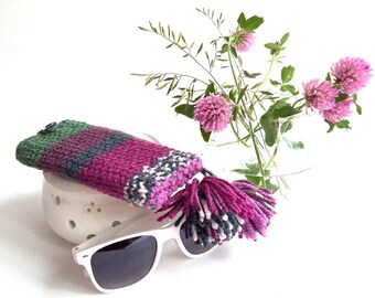 Purple Glasses Case. Eyeglasses Case. Eyeglasses Holder. Sunglasses Case. Reading Glasses Case. Spectacles Case.