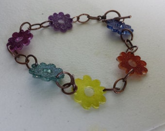 Fun Flirty Flower Bracelet