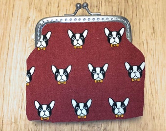 Pitbull 8.5cm square coin pouch