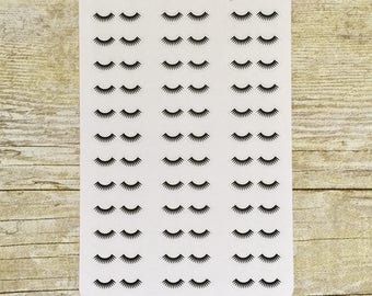 Eye Lashes Planner Stickers Bx78