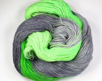 Lava Lamp--hand dyed sock yarn, BFL and nylon, (464yds/100gm)