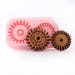 Silicone Steampunk Gear Mold Easily make two Fondant, Chocolate Candy, Gum Paste, Resin, Clay, Metal Clay Industrial Gears (563)