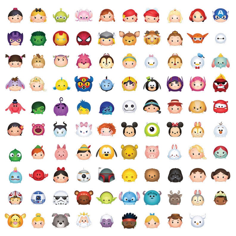 99 Tsum  Tsum  Character  Digital Large Print Files