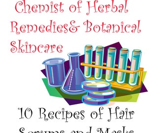 70% Sale 10 Recipes of Hair Serums and Masks. For personal / Commercial use