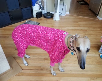 Knit Custom Greyhound Whippet Italian Greyhound Pajamas
