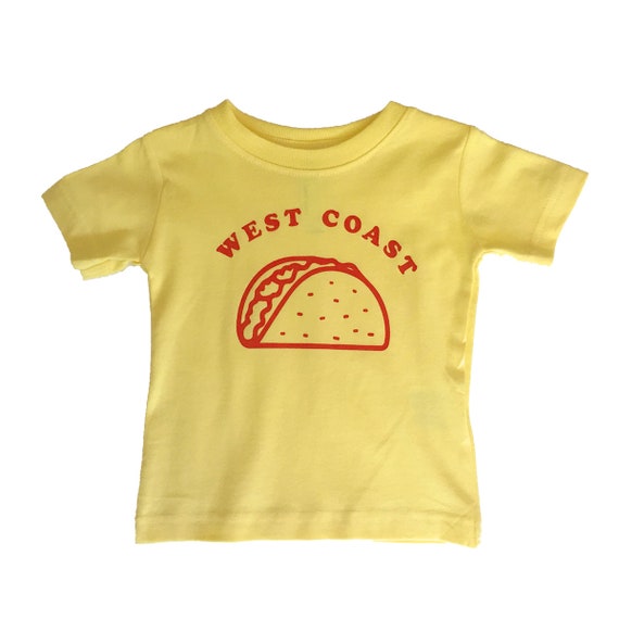WEST COAST TACO Toddler Tee - Yellow