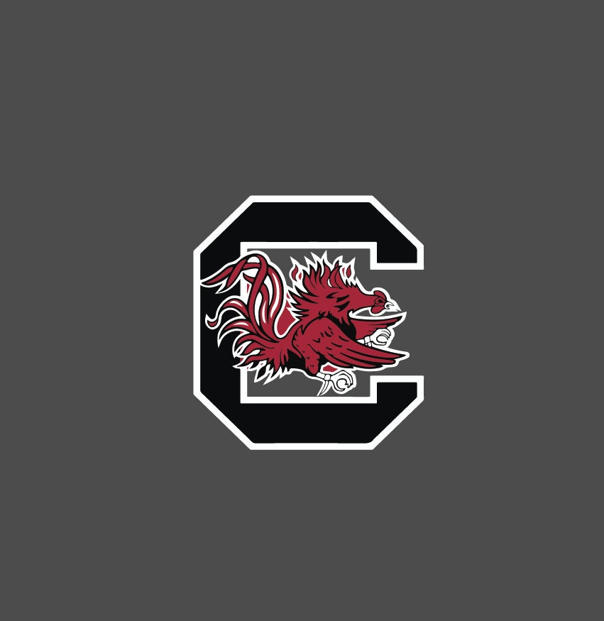 South Carolina Gamecocks Full Color Die Cut Decal/Sticker