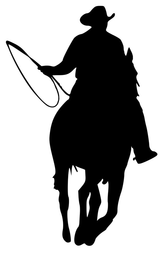 Horse Trailer Decal. Rodeo Roping Horse Roping Decal Roping