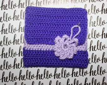 Handmade Crochet Pouch & FREE Keychain