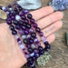 8mm Faceted Purple Madagascar Agate, 15" strand. wholesale beads, shiny beads, pretty beads, gemstone beads, bulk beads, #R8F-001