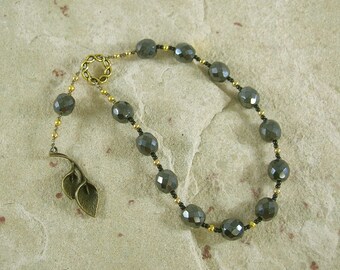 Hades Pocket Prayer Beads: Greek God of Death and the Afterlife, Abundance and Wealth, and King of the Underworld